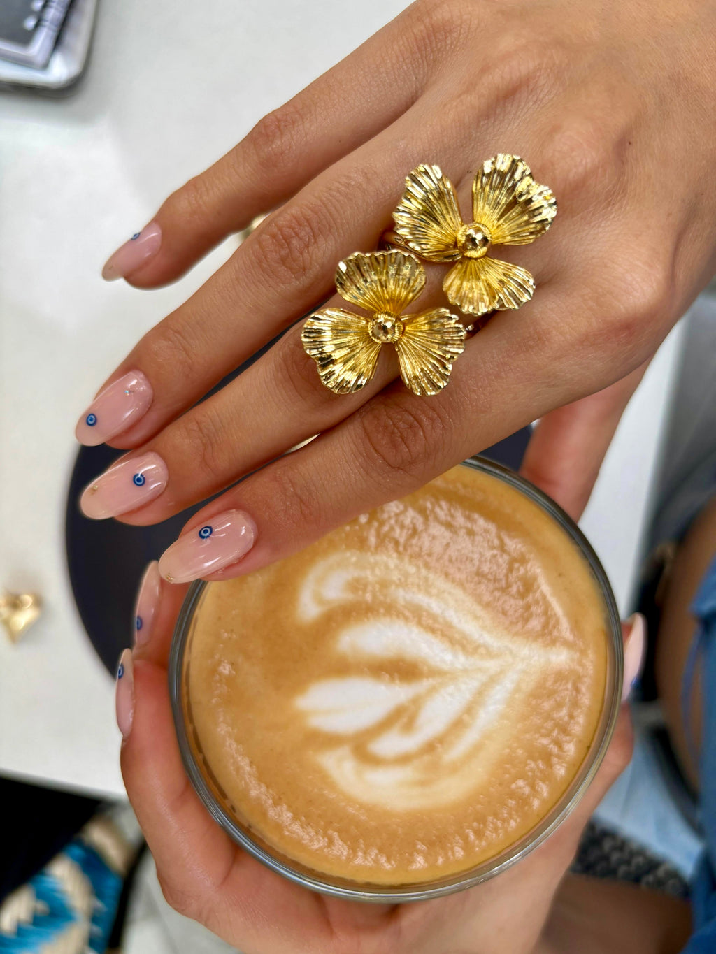 Anillo Dos Flores