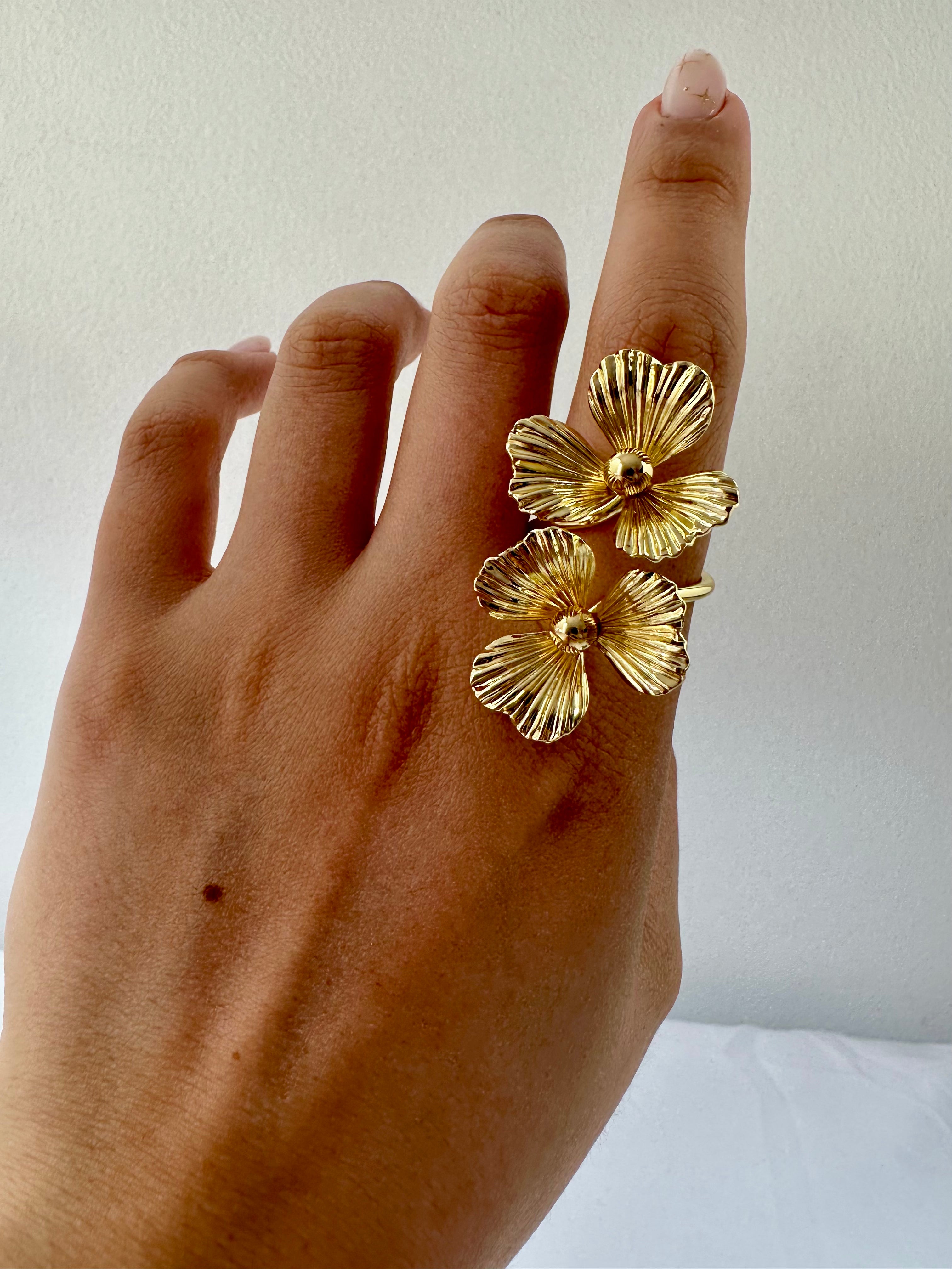 Anillo Dos Flores