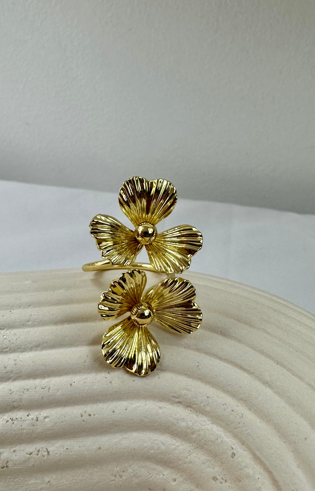 Anillo Dos Flores