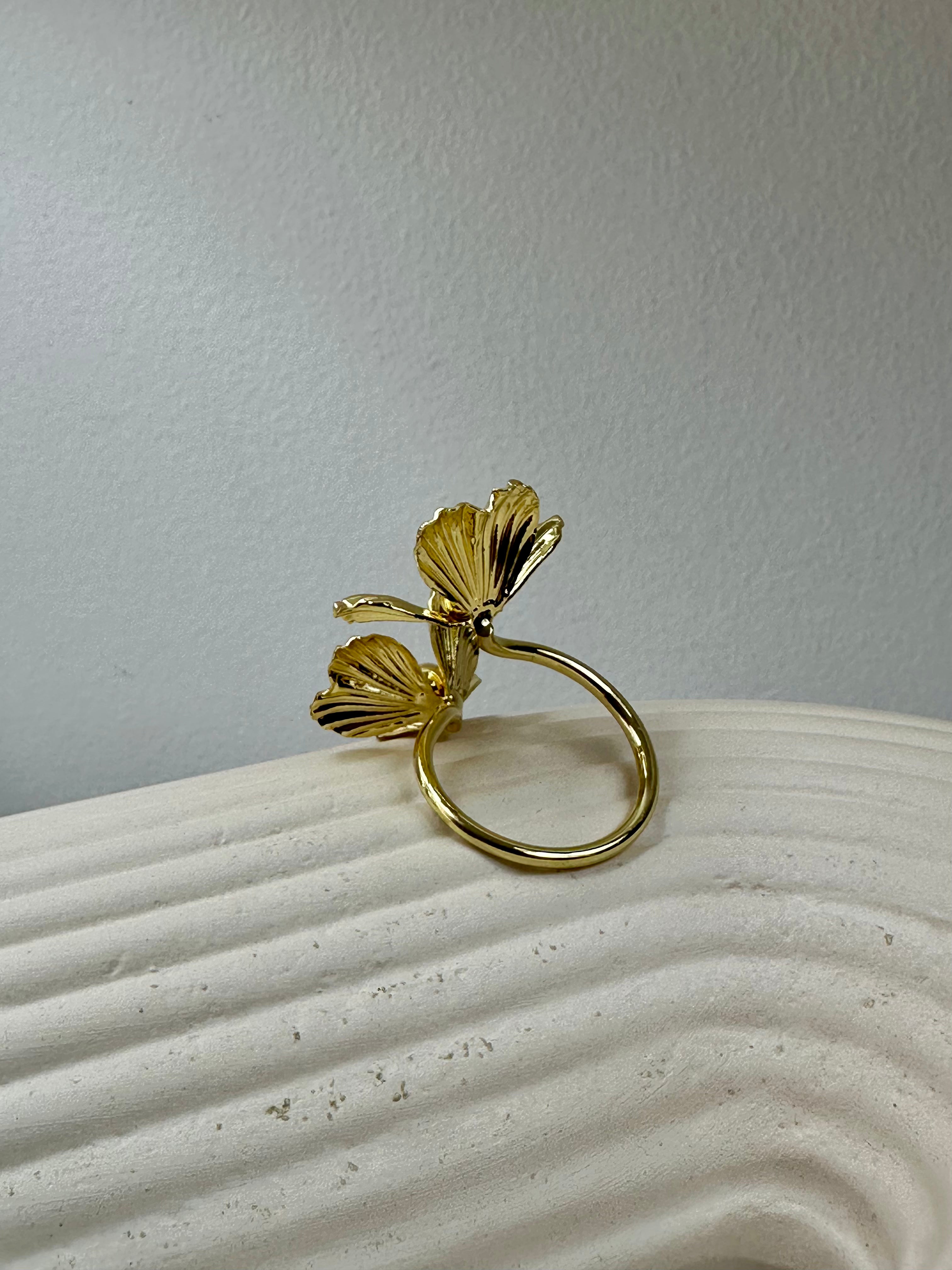 Anillo Dos Flores