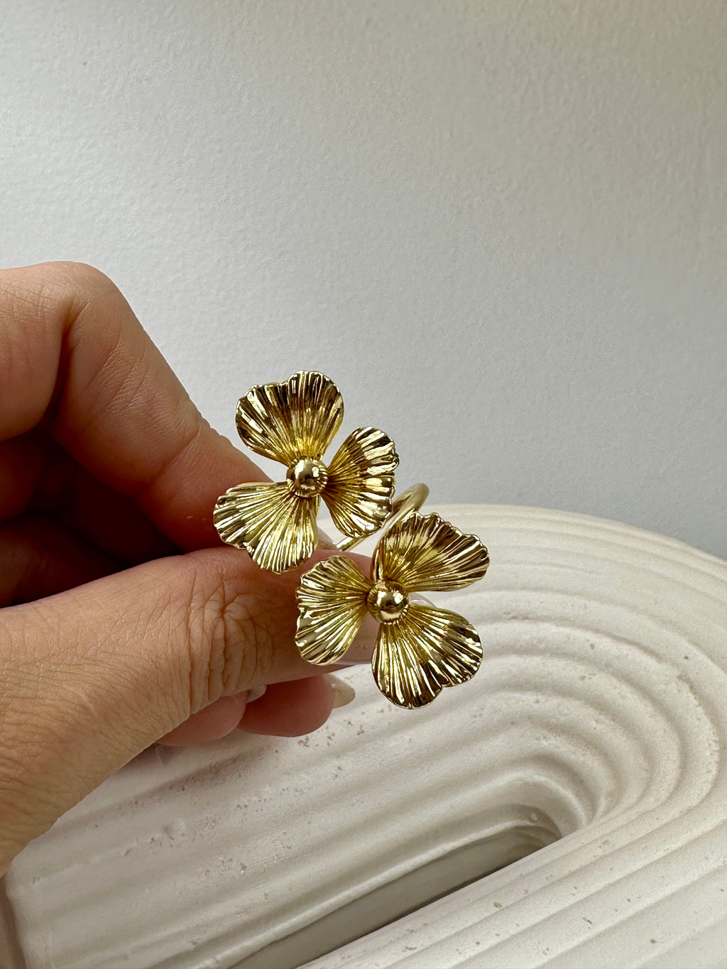 Anillo Dos Flores